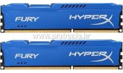 MEM DDR3 8GB 1600MHz (2x4), HyperX Fury KIN