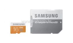 Memorijska kartica Samsung SD micro 16GB EVO Adapter up to 48MB/S