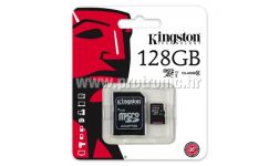 Memorijska kartica Kingston SD MICRO 128GB HC Class 10 + SD adapter