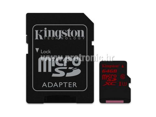 Memorijska kartica Kingston SD MICRO 64GB HC Class 3