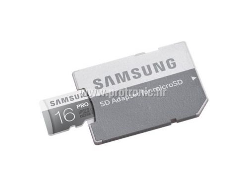 Memorijska kartica Samsung SD micro 16GB PRO Adapter up to 90MB/S