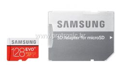 Memorijska kartica Samsung SD micro 128GB EVO+ Adapter up to 80MB/S