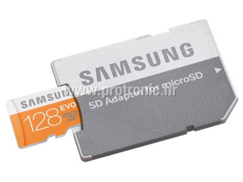 Memorijska kartica Samsung SD micro 128GB EVO Adapter up to 48MB/S