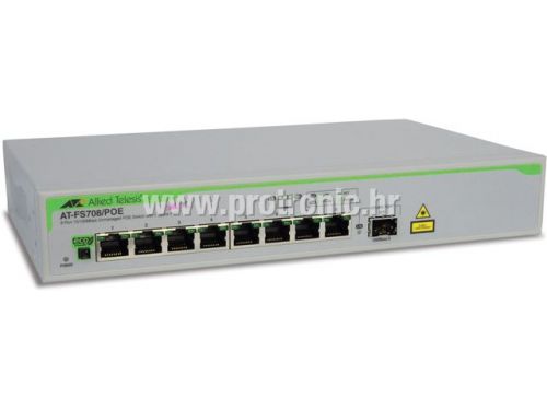 Allied Telesis switch neupravljivi, AT-FS708/POE