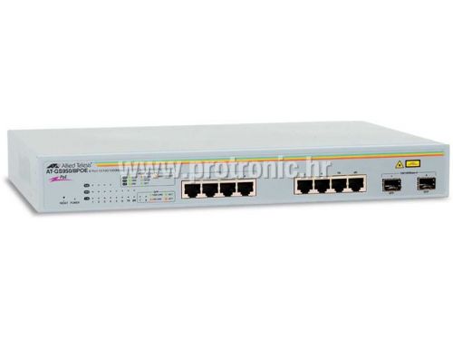 Allied Telesis switch web upravljivi, AT-GS950/8POE-50