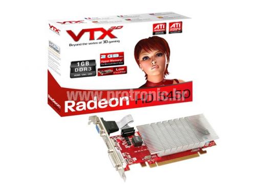 Grafička kartica VTX3D HD5450 SILENT 1GB DDR3 (V8)