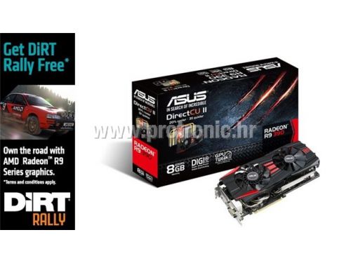 Grafička kartica Asus R9390-DC2-8GD5 + DIRT RALLY