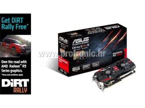 Grafička kartica Asus R9390X-DC2-8GD5 + DIRT RALLY