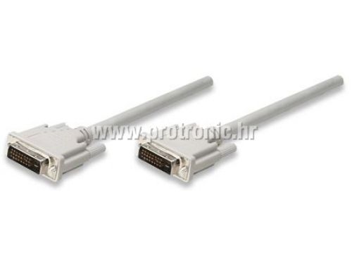 MANHATTAN kabel DVI-D Dual Link-M -> DVI-D Dual Link-M 1,8 m